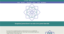 Desktop Screenshot of guidingexceptionalparents.com